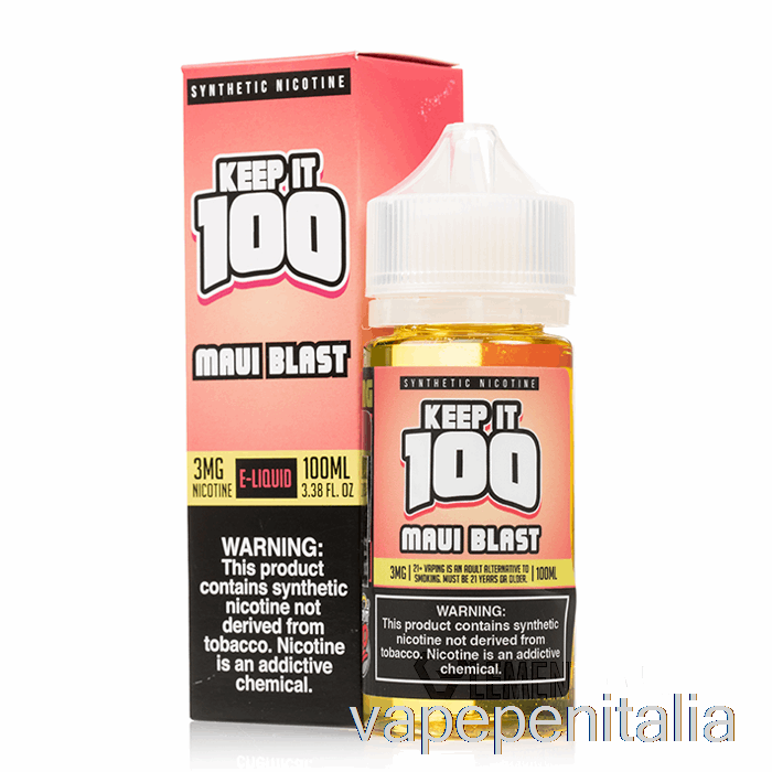 Vape Italia Maui Blast - Keep It 100 E-liquid - 100ml 3mg